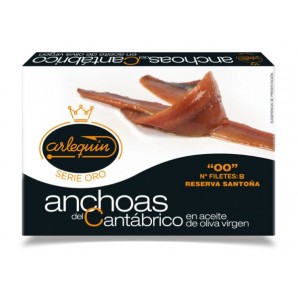 Anchoas del Cantábrico en Aceite de Oliva «00» Arlequín