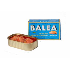 Mejillones Nueva Zelanda en Escabeche Balea 3/4 piezas
