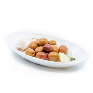 Aceitunas Manzanilla Moradas con Hueso La Reina del Verdeo 2