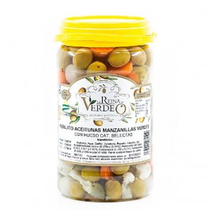 REBUJITO ACEITUNAS MANZANILLA LA REINA DEL VERDEO